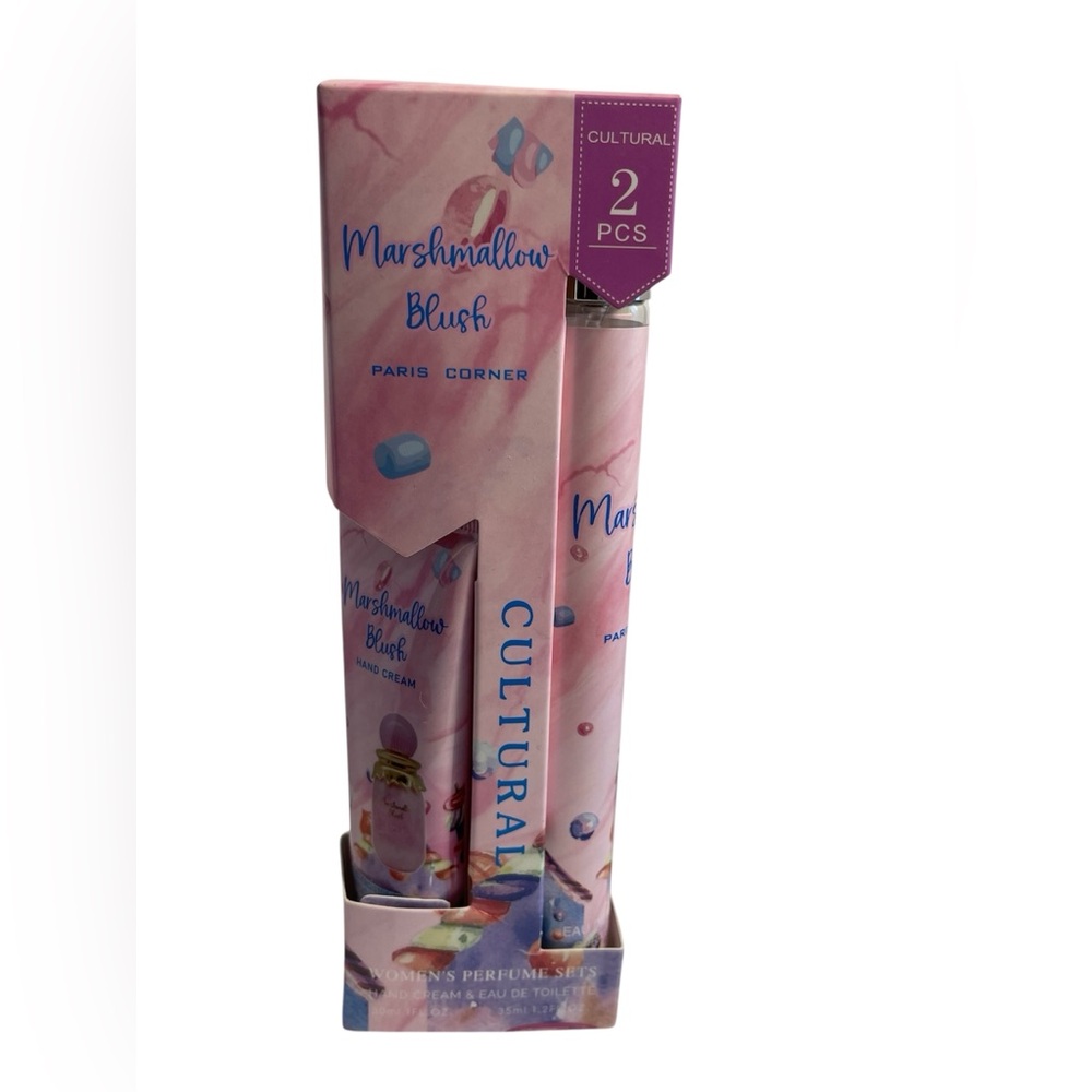 Paris Corner “Marshmallow Blush” 2-Piece Set Travel Size Scent & Lotion - NWT